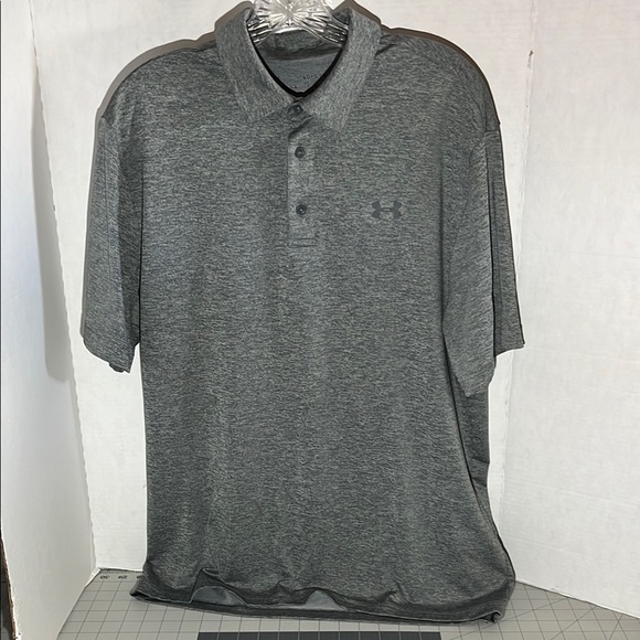 Under Armour Gray Performance play off Polo Shirt - Picture 1 of 7